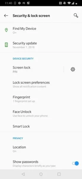 باز کردن صفحه قفل گوشی با Smart Lock