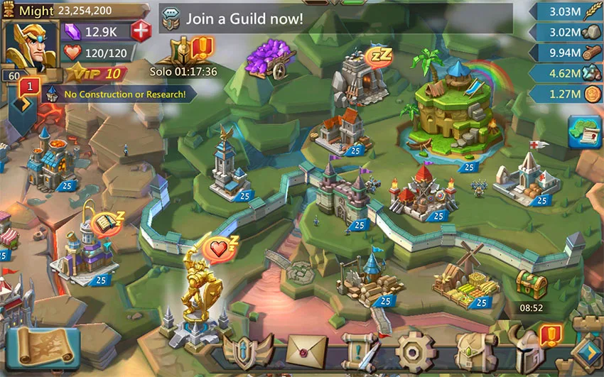 Lords Mobile gameplay