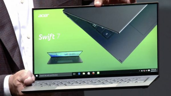معرفی مدل جدید Acer Swift 7 نازک‌تر و سبک‌تر از قبل