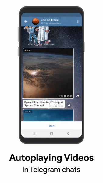 به‌روزرسانی 5.4 تلگرام؛ پخش خودکار ویدیو، دانلود خودکار و اکانت‌های چندگانه