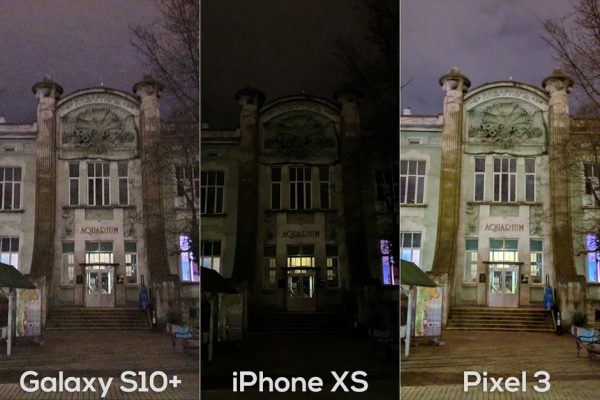 مقایسه تصاویر دوربین گلکسی اس 10 پلاس، آیفون ایکس اس، گوگل پیکسل 3 در شب