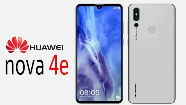 هواوی نوا 4 ای (nova 4e) چهاردهم مارس معرفی می‌شود