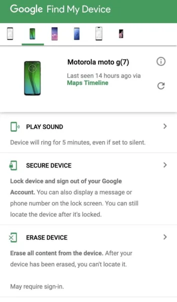 استفاده ازFind My Device برای ردیابی گوشی گمشده یا دزدیده شده