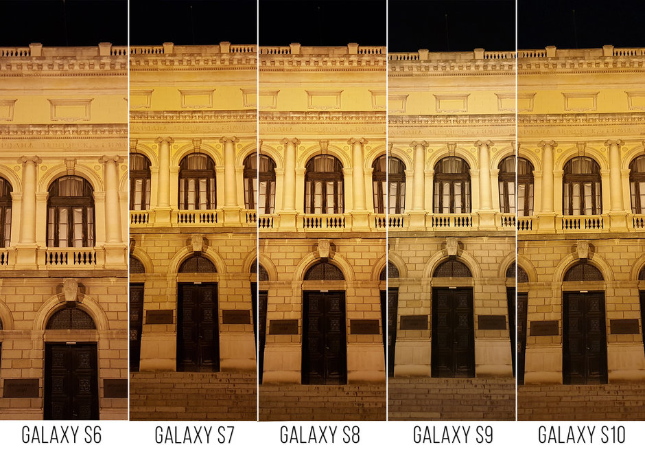 مقایسه دوربیین Galaxy S6 تا Galaxy S10
