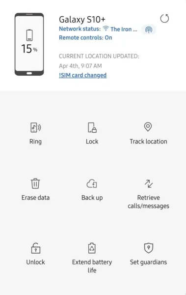 استفاده ازFind My Mobile ساسونگ برای ردیابی گوشی گمشده یا دزدیده شده