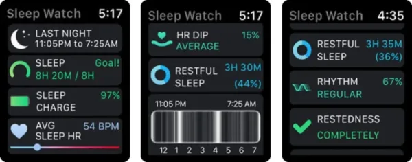 Sleep-Watch؛ یکی از اپلیکیشن های اپل واچ