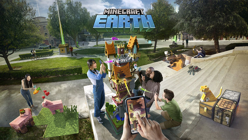 بازی Minecraft Earth معرفی شد؛ ساخت و ساز مجازی در دنیای واقعی!