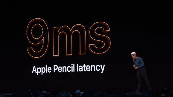 سرعت پاسخگویی Apple Pencil بیشتر می‌شود