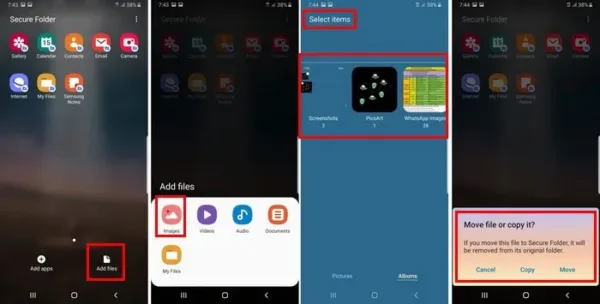 پوشه امن سامسونگ