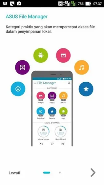 مدیریت فایل اندروید