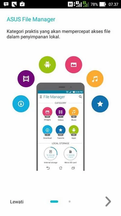 مدیریت فایل اندروید