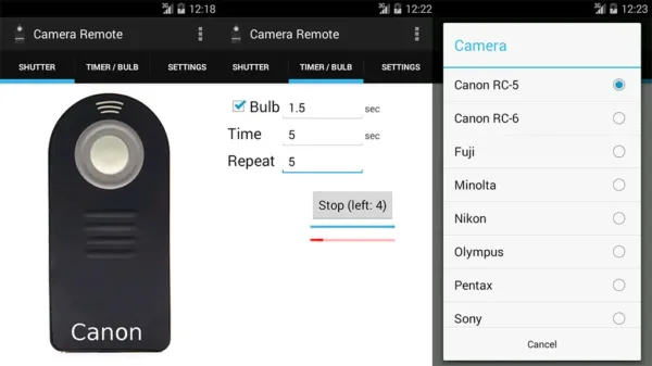 بهترین برنامه های DSLR