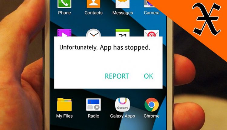 حذف پیام “Unfortunately, App Has Stopped”