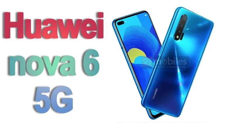 هواوی نوا 6 فایو جی با دوربین سلفی دوگانه حفره دار در راه است