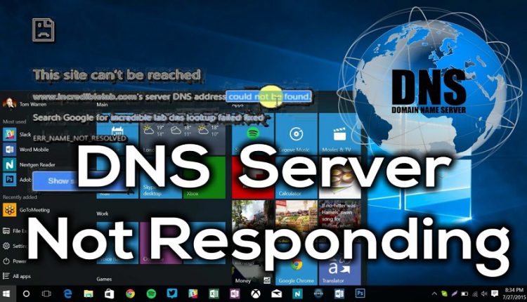 رفع خطای DNS Server is not responding