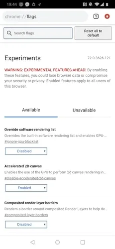 فعال کردن حالت Hidden Reader در گوگل کروم