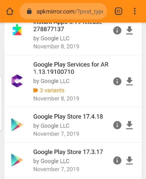 نصب برنامه گوگل پلی به صورت دستی