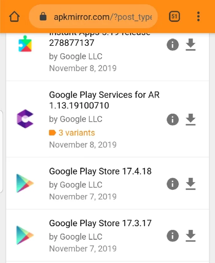 نصب برنامه گوگل پلی به صورت دستی