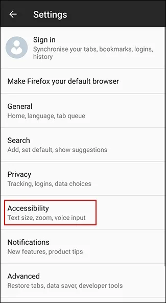 فعال کردن قابلیت Force Zoom فایرفاکس در اندروید