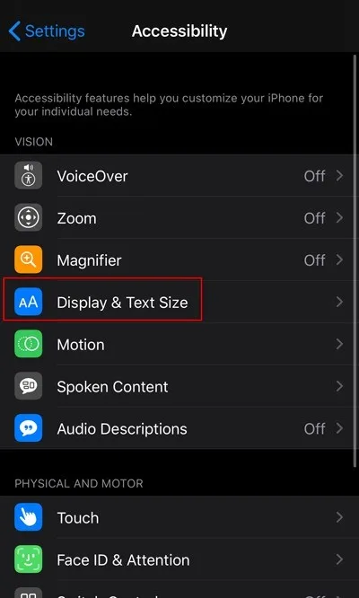غیرفعال کردن Auto-Brightness در آی او اس