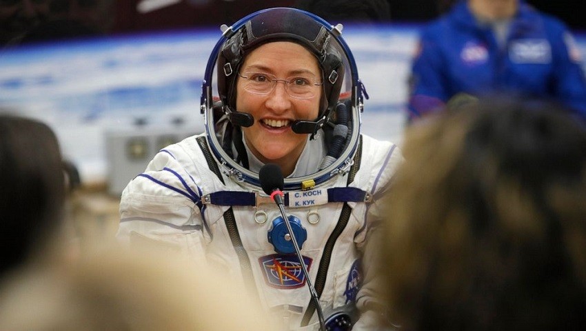 فضانورد امریکایی رکورد طولانی ترین مدت حضور یک زن در فضا را به نام خود ثبت کرد