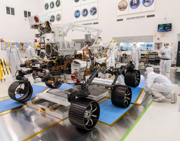 مریخ نورد مارس 2020 اولین تست رانندگی خود را پشت سر گذاشت