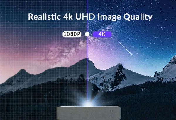 مقایسه رزولوشن 4K و 1080p