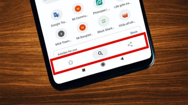 نوار ابزار پایین صفحه در مرورگر کروم
