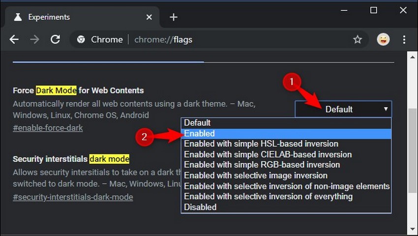 Enable force dark. Force Dark Mode for web contents. Chrome Dark Mode. Chrome Dark Mode web. Chrome://Flags/#enable-Force-Dark.