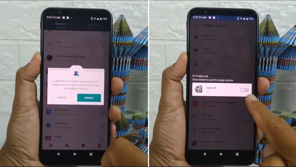 مجوز دسترسی AppLock