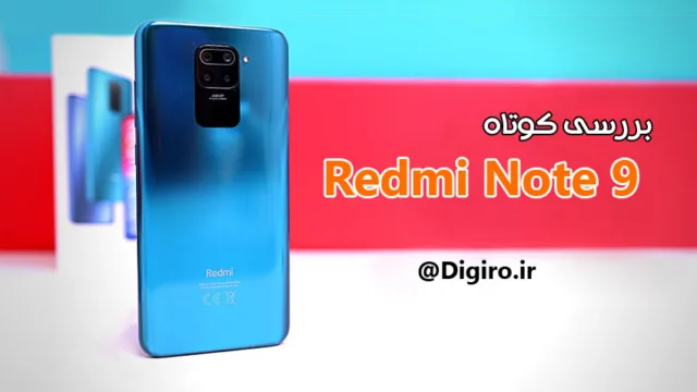 بررسی کوتاه ردمی نوت 9
