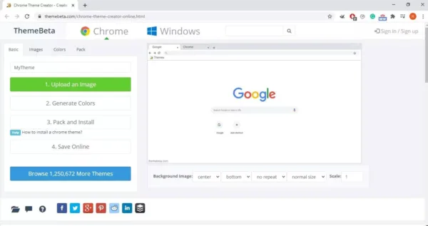 نحوه ساخت تم برای مرورگر گوگل کروم 3