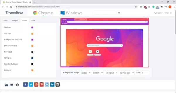 نحوه ساخت تم برای مرورگر گوگل کروم 7