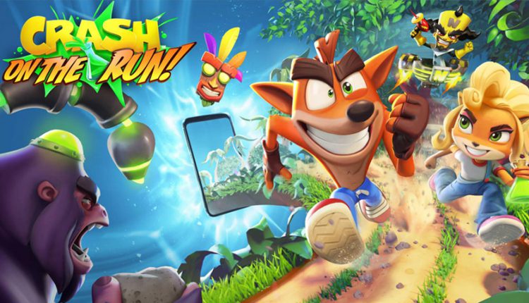 بازی موبایلی کراش با نام Crash Bandicoot: On the Run
