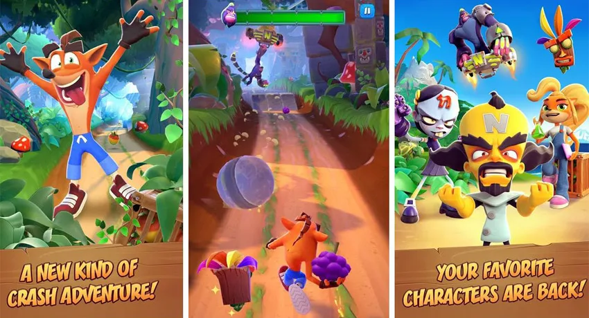بازی موبایلی Crash Bandicoot: On the Run