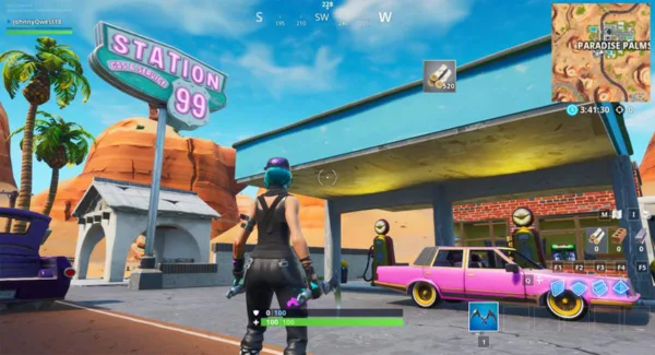 مدیریت جایگاه سوخت در فورتنایت