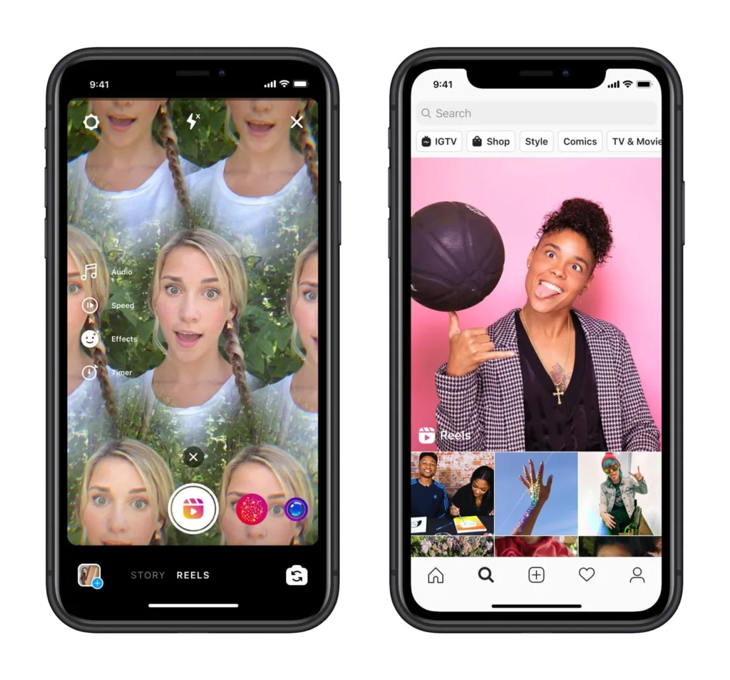 اینستاگرام بخش ریلز Reels را برای رقابت با TikTok راه‌اندازی کرد!