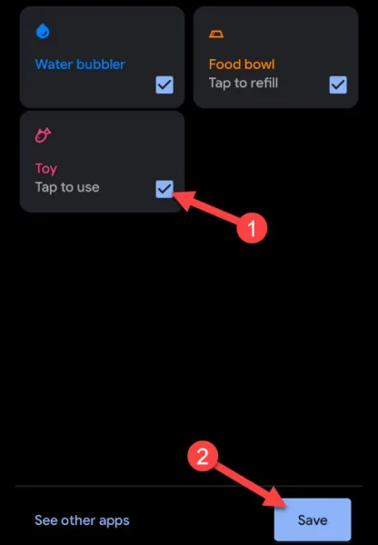 Check the box for all three controls