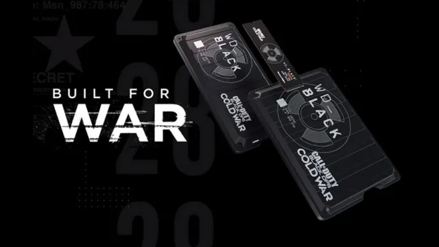 هارد درایوهای جدید با طرح Call of Duty Black Ops Cold War