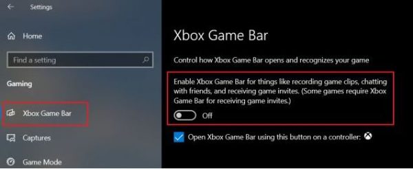 غیرفعال کردن Xbox Game Bar در ویندوز 10 1