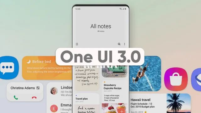به‌روزرسانی One UI 3.0