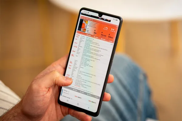صفحه نمایش گلکسی ای 42 فایو جی
