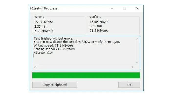1. نرم‌افزار H2test