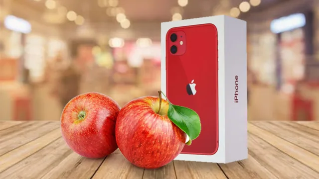 گوشی آیفون به جای یک کیلو سیب