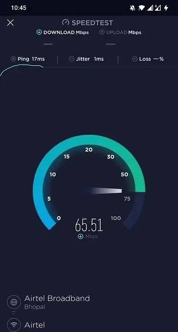 برنامه Ookla