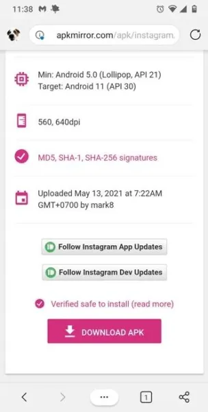 مشکل اجرا نشدن برنامه های اندرویدی را چگونه حل کنیم؟ APK Mirror 2