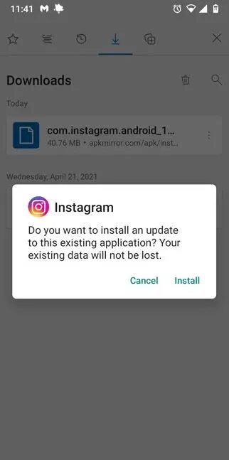 مشکل اجرا نشدن برنامه های اندرویدی را چگونه حل کنیم؟ APK Mirror 3