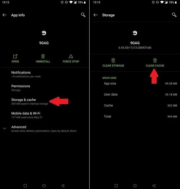 مشکل اجرا نشدن برنامه های اندرویدی را چگونه حل کنیم؟ Cache