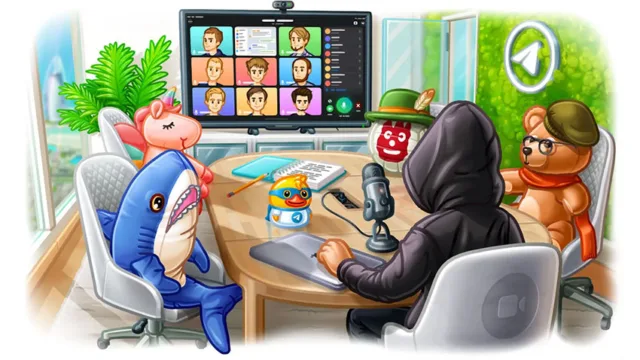 تماس ویدیویی گروهی تلگرام