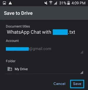 پشتیبان چت واتساپ